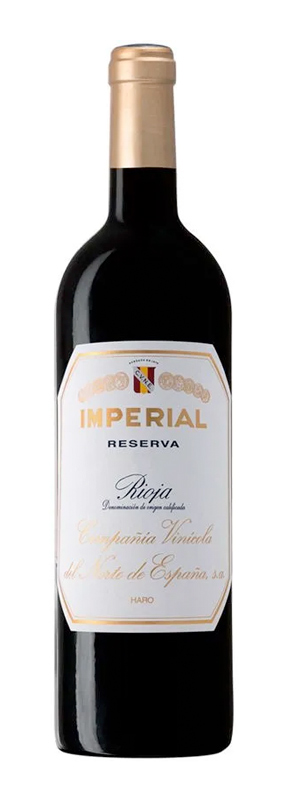 botella vino imperial reserva rioja